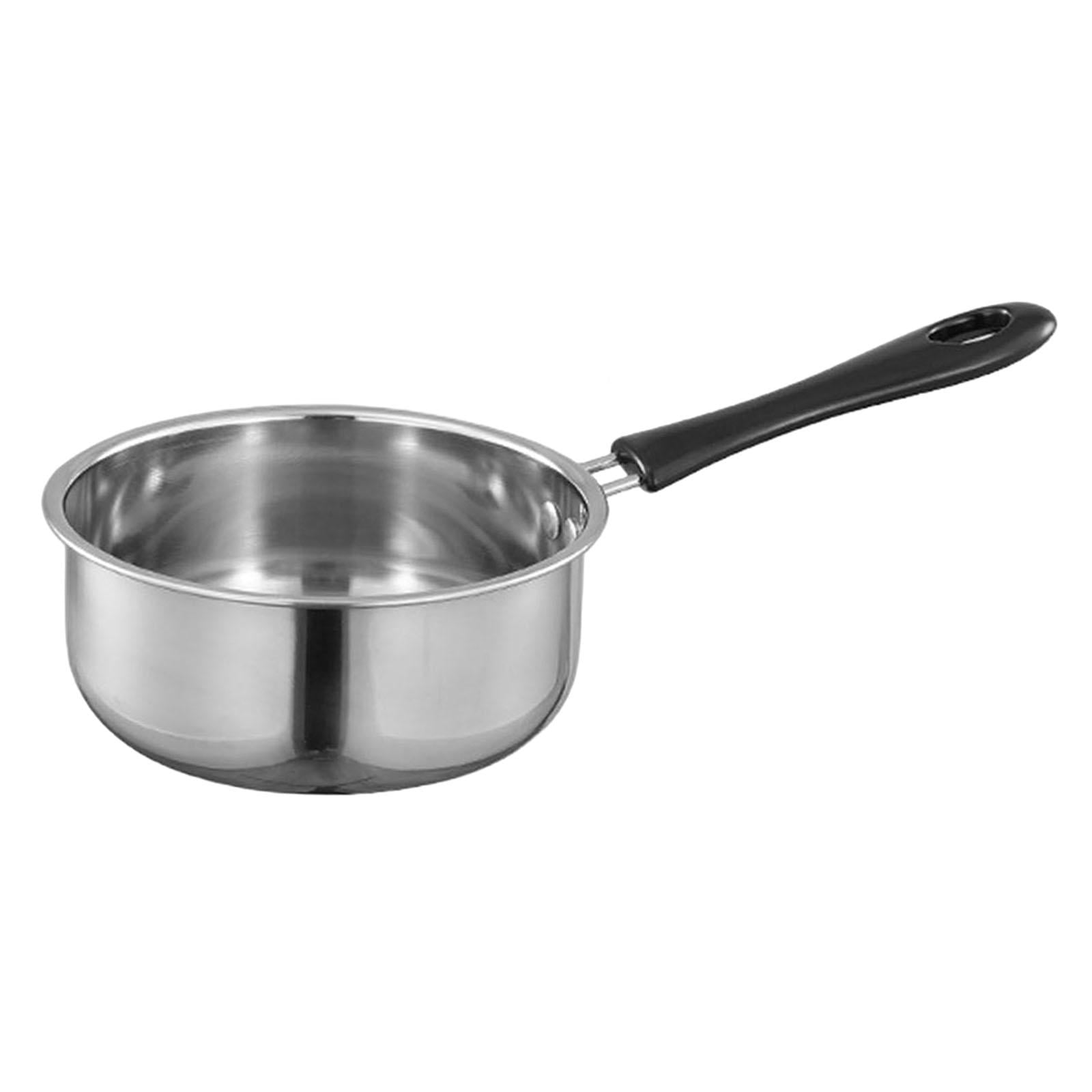  Saucepan, Stainless Steel Milk Pan 12cm, Soup Pot for Induction  and Oven, Non Stick Milk Pot, Dishwasher Safe Cookware(Sliver): Home &  Kitchen