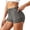 Grey, variant on Womens Swim Shorts Casual High withed Pockets High Waist Lightweight Bermuda Shorts for Women,Black,L