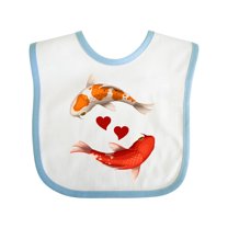 Inktastic Koi Carp Fish Japanese Boys or Girls Baby Bib