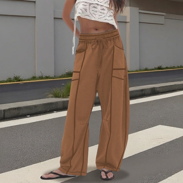 WILLBEST Pantalones Casuales elegantes para Mujer para Yoga, Fitness, Jogging y Relajación: Ropa Deportiva Versátil para Cualquier Ocasión. Extra Grande