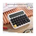thumbnail image 4 of Calculadora cuadrada de 12 dígitos, papelería, pantalla LCD grande, calculadora de oficina, escuela, portátil dual, amarilla, 4 of 5