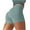 Light Blue, variant on Timegard Gym Shorts for Women High Waist Short Leggings Skinny Belly Control Workout Yoga Shorts