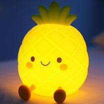 Tarinks Night Light, Nursery Night Light for Kids, Bedside Touch Lamp, Cute Silicone Nightlight for Baby Toddler, 3 Level Dimmable Soft Night Lamp Gift for Bedroom Kids Room Decor (Pineapple)