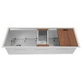 thumbnail image 2 of Zline Kitchen and Bath ZLINE Undermount Single Bowl Sink in Stainless Steel with Accessories 45 in. x 18 in., 2 of 7