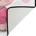 thumbnail image 5 of SKYSONIC Couple Cute Piglets Non-Slip Area Rug, Sweet Valentines Day Floor Carpet Comfort Floor Mats Decor for Indoor Front Porch,Living Room, Bedroom,Kitchen,72"x48", 5 of 5