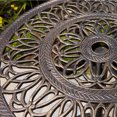 thumbnail image 3 of Cambria Cast Aluminum Brown 3-piece Bistro Bar Set, 3 of 5
