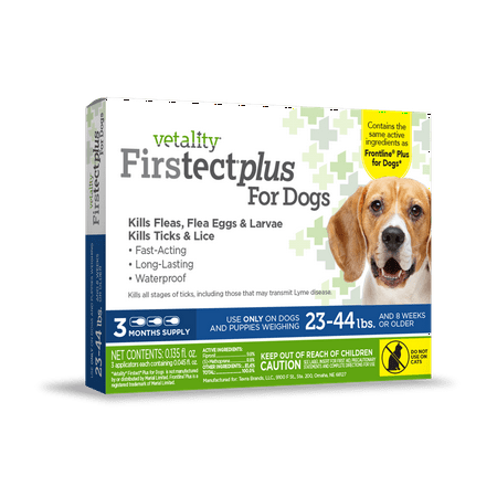 UPC: 0190623250132 | Vetality Firstect Plus For Dogs 23-44 lbs. 3 dose