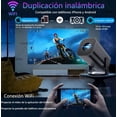 thumbnail image 2 of Proyector P30 Pro Mini LED WiFi Bluetooth Android 12 10000lm 1280x720px Modelo Negro, 2 of 4