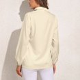thumbnail image 2 of Cornsilk WHITE Long Sleeve Blouse Woman Streetwear Casual Shirts Summer Oversize Woman Streetwear Clothing Birthday Present, 2 of 7