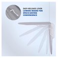 thumbnail image 2 of LoWyiL Wall-Mounted Ironing Board | Foldable 36.2” x 12.2”, Fold Down Ironing Station for Home, Apartment & Dorms, Easy-Release Lever, Removable Cotton Cover, Mounting Hardware Included, 2 of 7