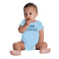 thumbnail image 4 of Crib Couch Potato Lazy Cute Funny Romper Boys or Girls Infant Baby Brisco Brands 12M, 4 of 6