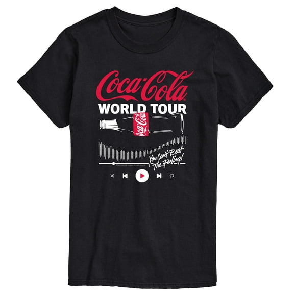 Coca-Cola- World Tour Bottle - Men's Short Sleeve Graphic T-Shirt