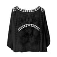 thumbnail image 2 of ZJXFGS Black Cardigan for Women,White Cardigan,Cardigans for Women Trendy,Plus Size Cardigan,Plus Size Sweaters for Women,Wool Sweater Women Black A, 2 of 3
