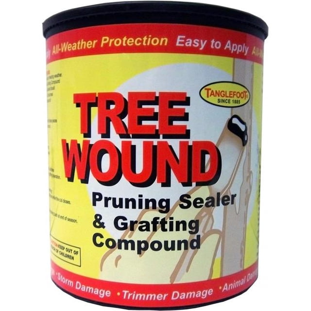 Tanglefoot 046181205 Pint Tree Wound Pruning Sealer & Grafting Compound - Black
