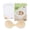 Crème, variant on Women’s Reusable Silicone Cleavage Creator Strapless Backless Bra, Adhesive Stick on Bra Cup Size A-D