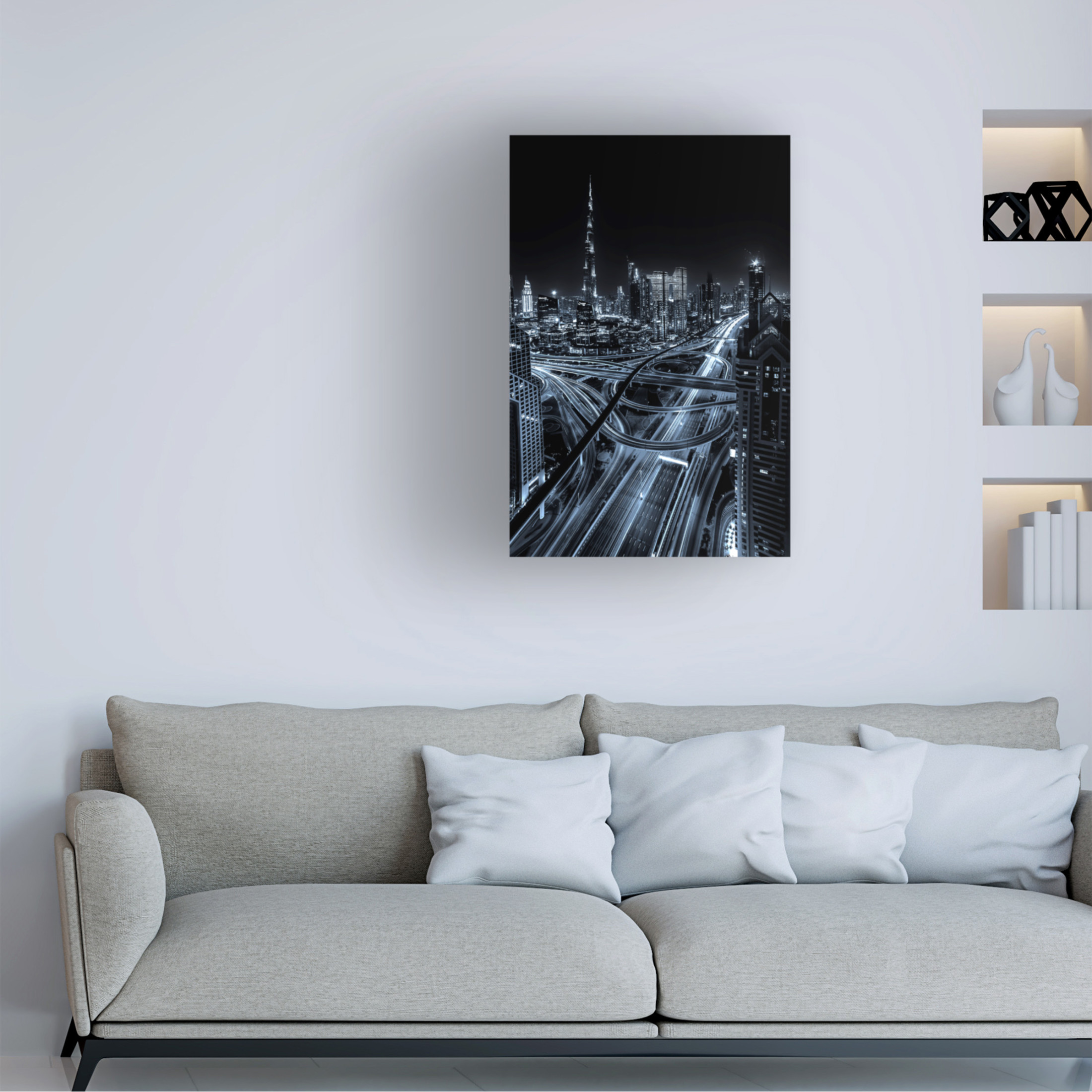 Trademark Fine Art Hasan Shaboot hub of the light Canvas Wall Art
