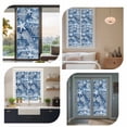 thumbnail image 7 of Navy Blue Coastal Window Privacy Film,Summer Beach Nautical Starfish Coral Vintage Static Cling UV Sun Blocking Heat Control Window Tint Day and Night,Non-Adhesive One Way Privacy Cover 35.4''x78.7'', 7 of 7