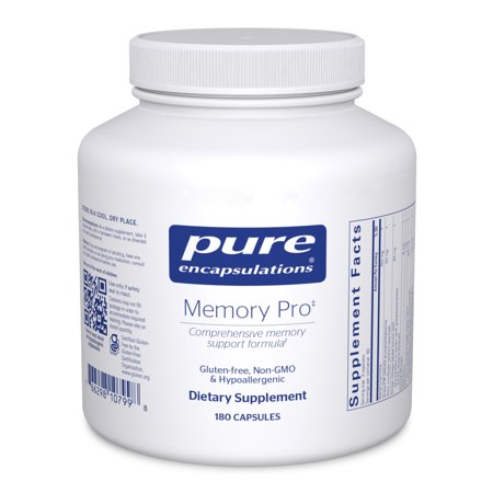Pure Encapsulations - Memory Pro - Comprehensive Memory Support Formula - 180 Capsules