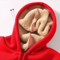 thumbnail image 4 of UAYOTSE Girls Sherpa Hoodie Fleece Lined Hooded Sweatshirt Pullover Sweater,Sizes 5-6 Years, 4 of 9