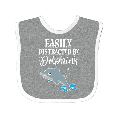 

Inktastic Dolphin Lover Gift Gift Baby Boy or Baby Girl Bib