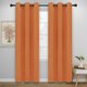 thumbnail image 1 of Cortina Easy-Going de 107 x 213 cm, opaca, térmica, naranja, 2 paneles, 1 of 7