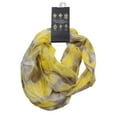 thumbnail image 4 of Womens Feather Weight Tie-Dye Soft Scarf - Yellow, 4 of 5