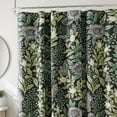 thumbnail image 2 of Hometrends Decorative Fabric Shower Curtain with Botanical Designs, 2 of 7
