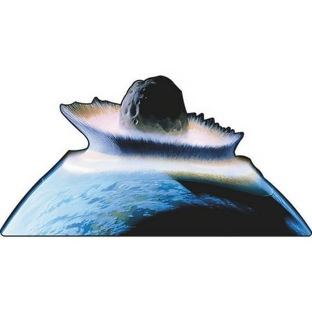 H69375 Asteroid Crashing Earth Celestial Astronomy NASA Space Cardboard Cutout Standee Standup