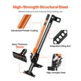 thumbnail image 4 of VEVOR Farm Jack, 36" Utility High Lift Farm Jack, 3.18 Ton (7,000 lbs) Capacity Ratcheting Off Road Utility Jacks, Heavy-Duty Lift Jacks with 5.12"-30.3" Lifting Range for Tractor, Truck, SUV, 4 of 9