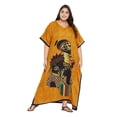 thumbnail image 2 of Caftans pour Femmes Longue Maxi Grande Taille Robe Caftans Manches 3/4 Robes pour Dames Filles en Ligne, 2 of 7