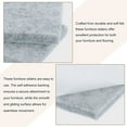 thumbnail image 3 of Furniture Pads, 36Pcs 1.5" - Square Self Adhesive Felt Furniture Pads, Floor Protectors for Furniture Feet Chairs Legs Hardwood Floors (Gray), 3 of 6