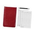 thumbnail image 4 of koolsoo Porte-Cartes de Score de Golf Compact Porte-Cartes de Score de Golf Portable Porte-Livre Rouge, 4 of 9