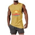 thumbnail image 2 of Njagoc3 Mens Sleeveless Artistic Graphic Tank, Unique Design, Breathable Mesh - Like Fabric, Summer Casual & Outdoor Vest, 2 of 6