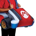 thumbnail image 3 of Super Mario Costume, Inflatable Nintendo Mario Kart Boys Outfit, Kids Size Fan Operated Expandable Character Blow Up Suit, 3 of 5