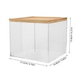 thumbnail image 6 of HONMEET Transparent Acrylic Tissue Holder Efficient for Bathroom and Home Use Size 5.5x5.5x5.5 inches, 6 of 8