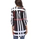 thumbnail image 5 of Blusa tipo túnica con cuello en V y mangas 3/4 enrollables para mujer, 5 of 7