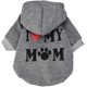 thumbnail image 1 of Ropa para perros y gatos Abrigo cálido con capucha de invierno - Ropa elegante para perros pequeños Teddy (gris S), 1 of 3