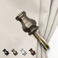 thumbnail image 3 of Lizzie Curtain Rod Holdback - Antique Brass, 3 of 3