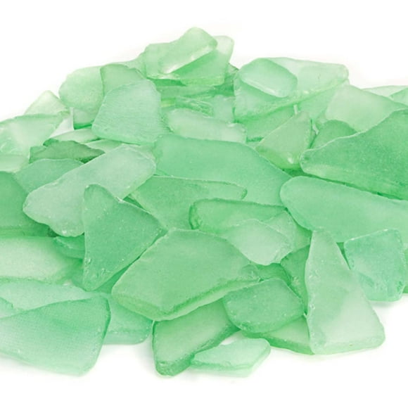 Sea Glass Craft - Beach Glass Craft - Mint Green - Sea Glass Décor - Sea Glass Vase Filler - Sea Glass Crafting - Bag of Sea Glass - Craft Glass - Vase Fillers Glass (22 Ounces)