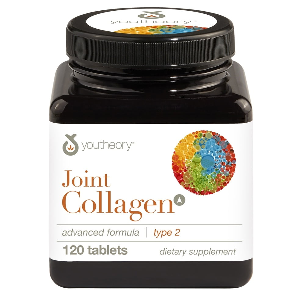 Youtheory Joint Collagen Type 2 Advanced Formula 120 Tablets