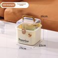 thumbnail image 1 of Compact Transparent Home Medicine Organizer: Multi-Layer Mini First Aid Storage Box with Large Capacity, Child-Friendly Design, Durable Plastic Construction for Emergency & Daily Medication, 1 of 6