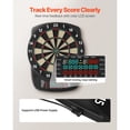 thumbnail image 4 of Electronic Dartboard Set with 43 Games&6 Darts,13.5" LCD Soft Tip Dart Board for 8 Players-Perfect for Game Rooms&Family Parties, 4 of 12