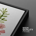thumbnail image 5 of IDEA4WALL Framed Canvas Print Wall Art Set Watercolor Wildflower Botanical Modern Art Multicolor Floral Wall Decoration Bohemian Nature Artwork for Living Room, Bedroom, Office - 24"x36"x2 Black, 5 of 5