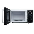 thumbnail image 2 of Black Modern Stainless Steel Finish .9cu ft 900-Watt Microwave Oven With Multi-Stage Cooking, 2 of 5