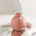 thumbnail image 4 of Clearance Under $3.64! 1Pc Small Round Ceramic Vase for Dried Flowers Hydroponics Home Decor (Pink 7cm), 4 of 8