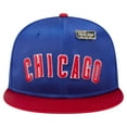 thumbnail image 2 of Men's New Era Royal/Red Chicago Cubs Satin 59FIFTY Fitted Hat, 2 of 6