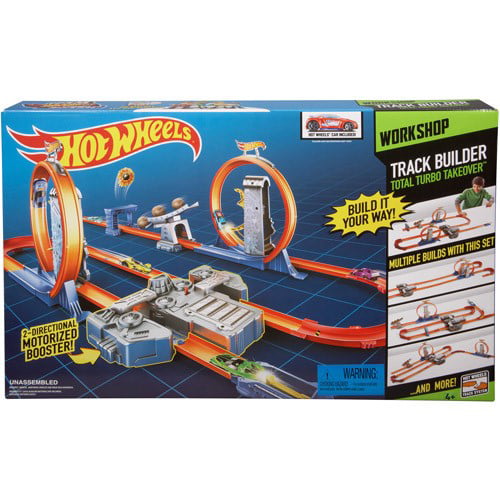 Mannelijkheid Laatste gips Hot Wheels Track Builder Total Turbo Takeover Track Set, Toy for Kids -  Walmart.com