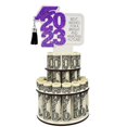 thumbnail image 1 of xiaxaixu Graduation Money Holder, Tiered Congrats Letters Desktop Celebration Party Decor Gift, 1 of 7