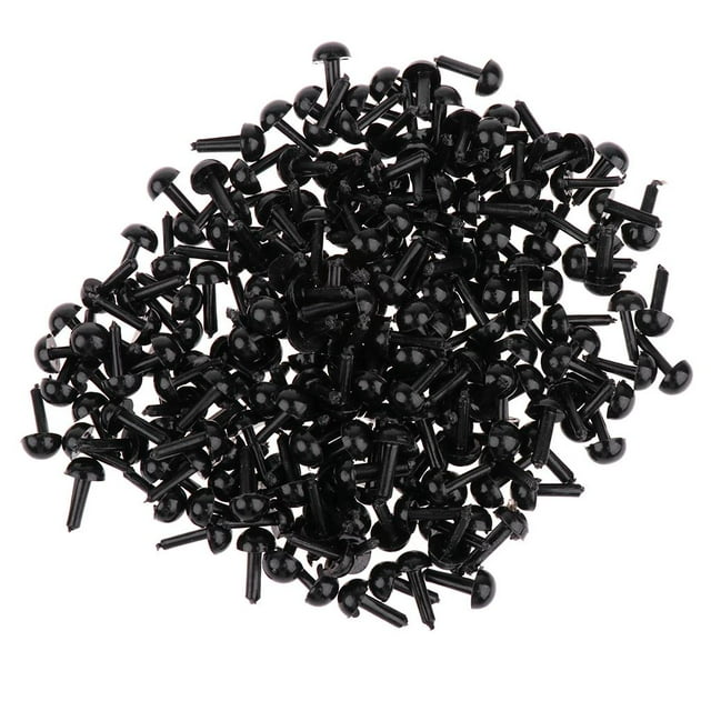 200 Uds Ojos de Seguridad de Plástico para Muñeco de Oso de Peluche CUTICAT 5MM