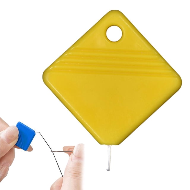 Automatic Needle Threaders For Hand Sewing, Square Threading Helper Compatible Sizes, Self-Thread Needle with Easy Operation
